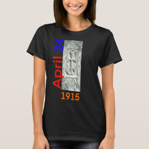 Camiseta Genocidio de la Cruz Armenia de Piedra 24 de abril