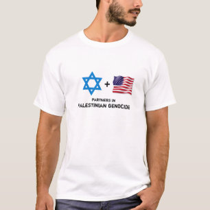 Camiseta Genocidio israelí de los E.E.U.U. de la gente