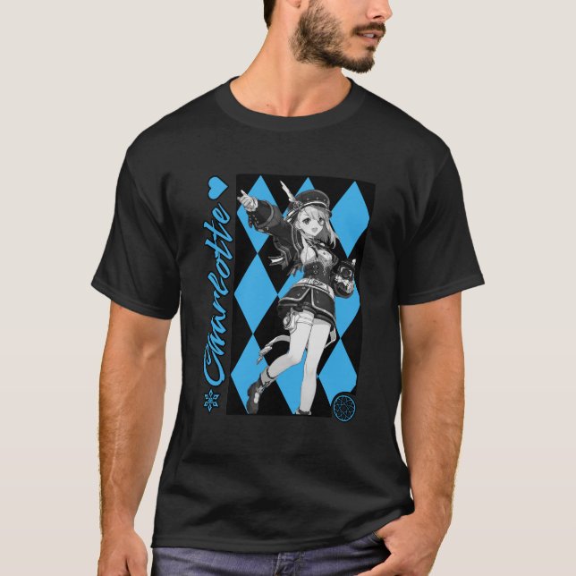 Camiseta Genshin Charlotte (Anverso)