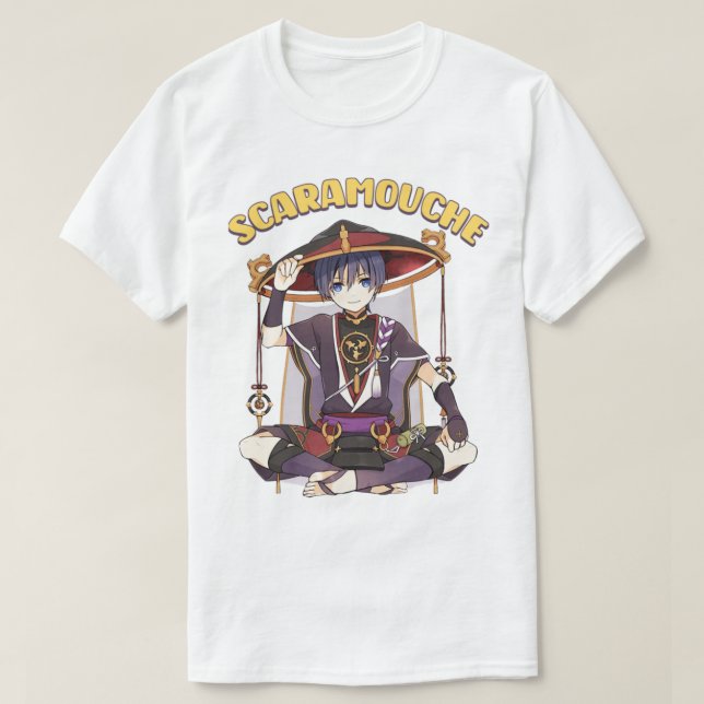 Camiseta Genshin Impact - Scaramouche (Diseño del anverso)