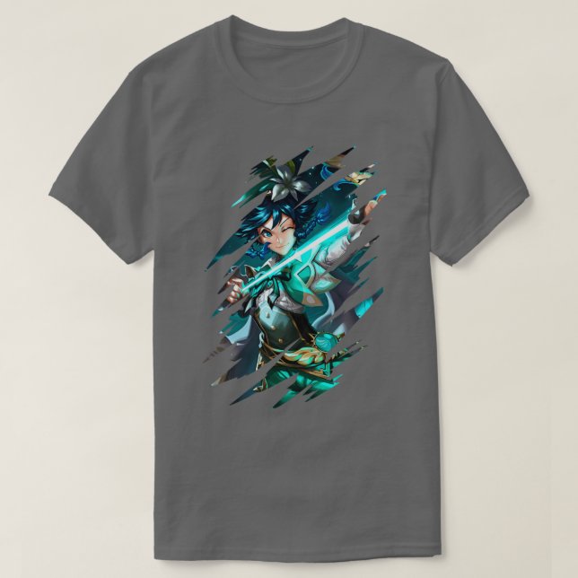 Camiseta Genshin Impact Venti (Diseño del anverso)