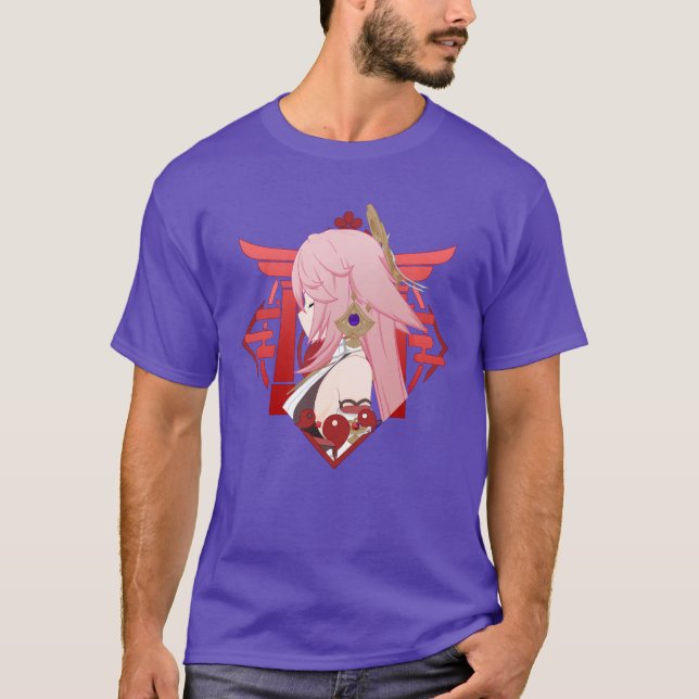 Camiseta Genshin Impact Yae Miko (Anverso)
