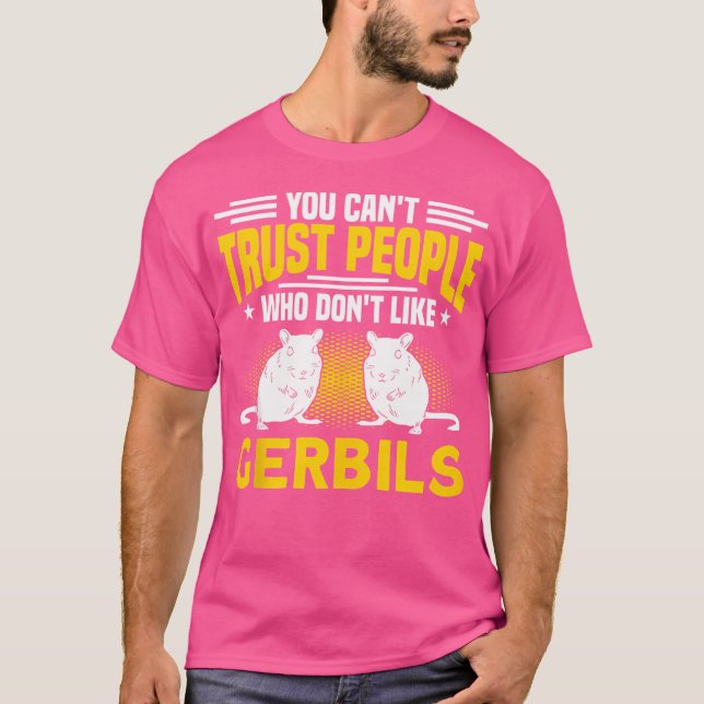 Camiseta Gente A La Que No Le Gustan Gerbils Gerbil Dueños  (Anverso)