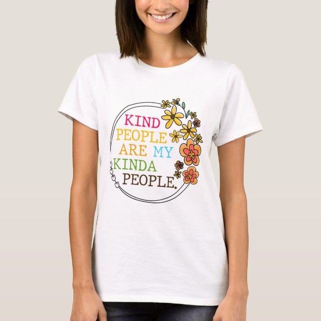 Camiseta Gente Amable Es Mi Gente Más O Menos (Anverso)