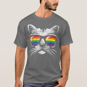 Camiseta Gente amante del arco iris gafas de sol LGBT Mes O