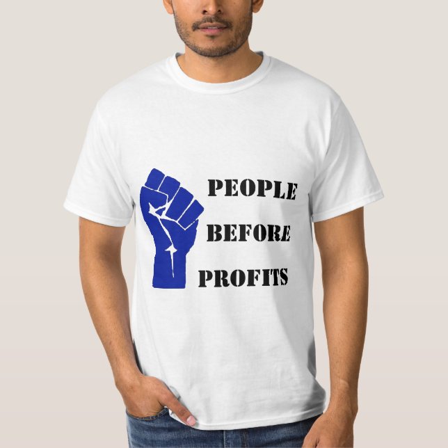 Camiseta Gente antes de beneficios (Anverso)
