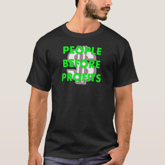 Camiseta gente antes de beneficios