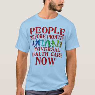 Camiseta Gente antes del diseño de la atención sanitaria de