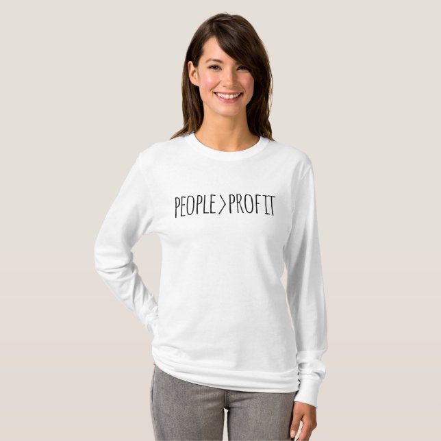 Camiseta Gente antes que ganancias    (Anverso completo)