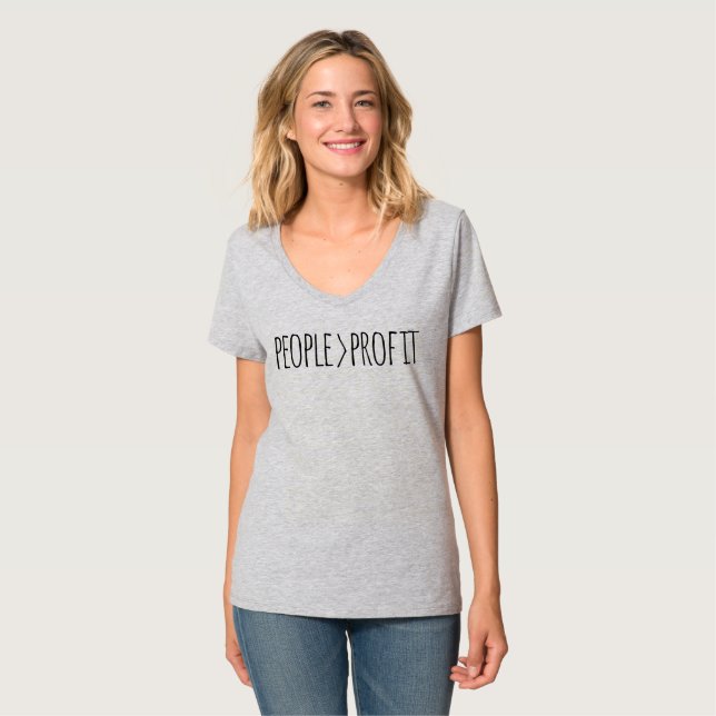 Camiseta Gente antes que ganancias    (Anverso completo)