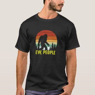 Camiseta Gente Anti-Social Big Foot Sasquatch Vintage