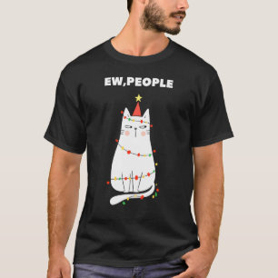 Camiseta Gente asquerosa gato de Navidad Gente asquerosa M