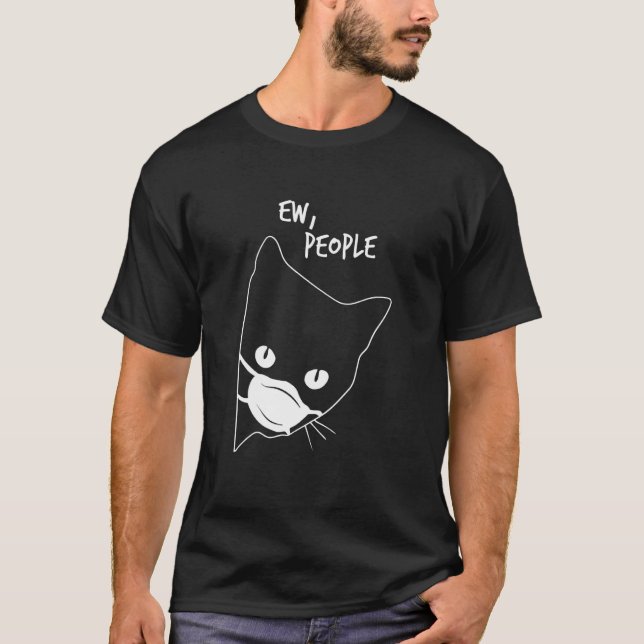 Camiseta Gente asquerosa gato gatito con protector bucal má (Anverso)
