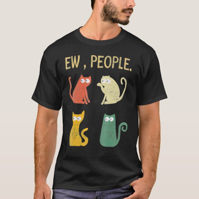 Camiseta Gente Asquerosa Gato Gatito Essentia 1 (Anverso)