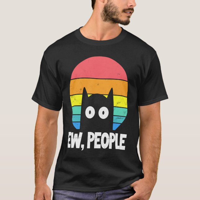 Camiseta Gente asquerosa Gato Gato (Anverso)