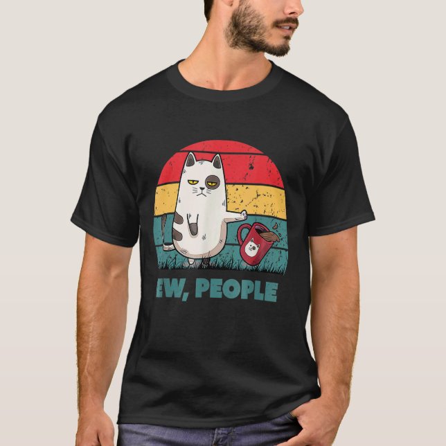 Camiseta Gente Asquerosa Gato Miau (Anverso)