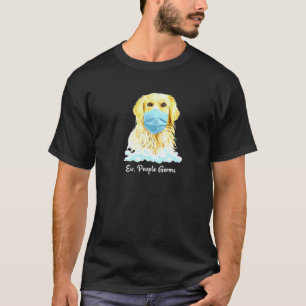 Camiseta Gente asquerosa gérmenes Golden Retriever perro qu