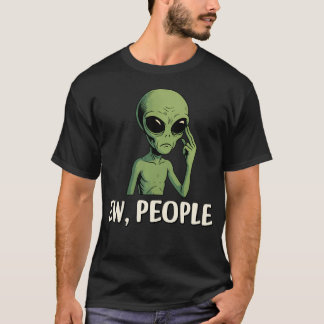 Camiseta Gente Asquerosa Humor Alien Introvertido Divertido