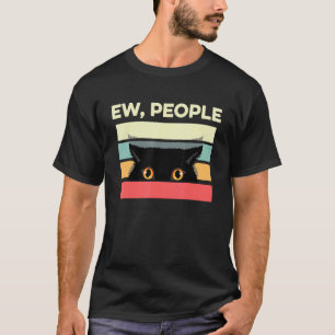 Camiseta Gente asquerosa Introvertido Gato Antisocial Sarcá