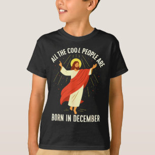 Camiseta Gente Cool Nace En Diciembre Cristiano