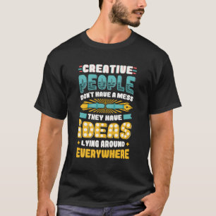 Camiseta Gente Creativa Que Miente Por Todas Partes En La C