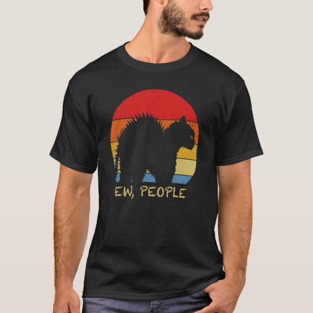 Camiseta Gente De Gatitos Que Dice Gato Usando Gatos De Más (Anverso)