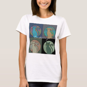 Camiseta Gente de gato multigatos sentado en Thunder_Cove