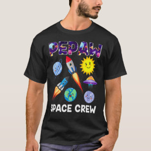 Camiseta Gente De La Tripulación Espacial De Pepaw De Astro