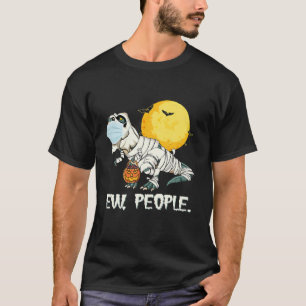 Camiseta Gente De Rex Mummy Con Máscara De Cara Halloween D