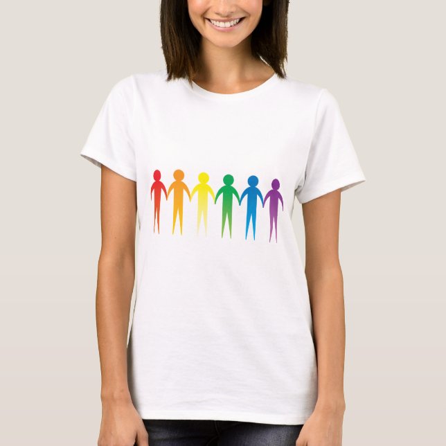 Camiseta Gente del arco iris (Anverso)