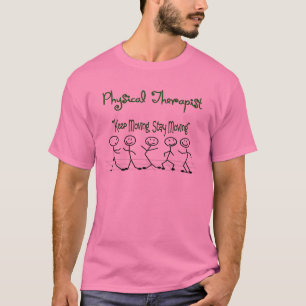 Camiseta gente del palillo del terapeuta del physicall