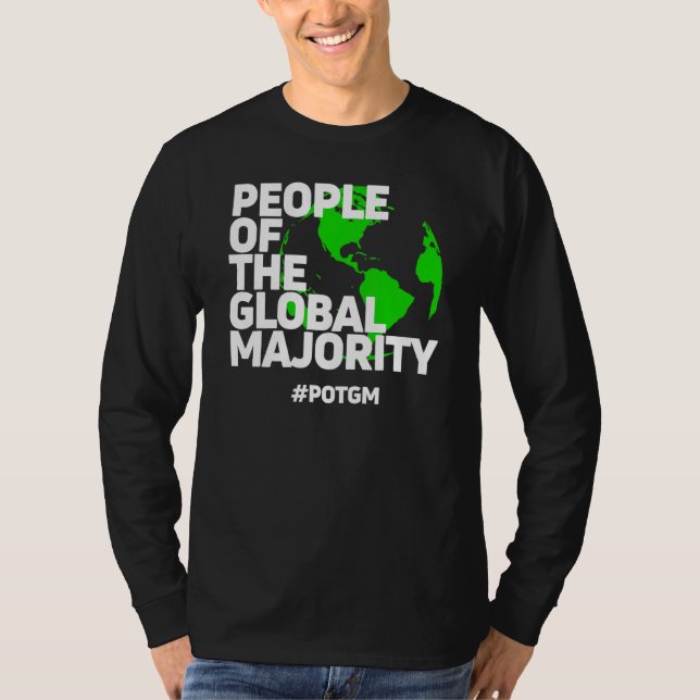Camiseta Gente Del Pueblo De La Mayoría Global Del Pogm (Anverso)
