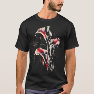 Camiseta GENTE DIFERENTE — Floral Alternativa Lirios de Cal