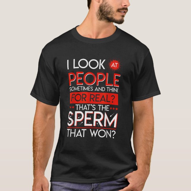 Camiseta Gente El Espíritu Que Ganó Humor Adulto Sarcástico (Anverso)