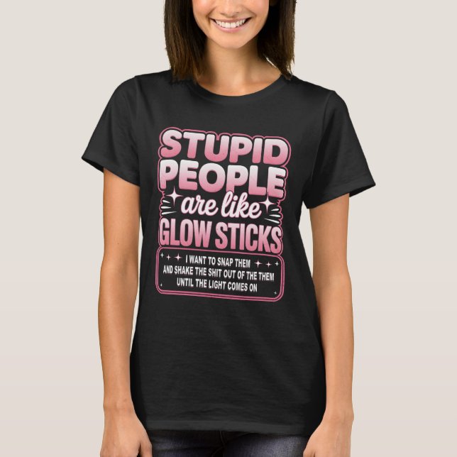 Camiseta Gente Estúpida es como garrapatas que quiero tomar (Anverso)