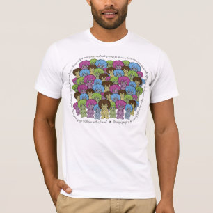 Camiseta Gente extraña T--camisa