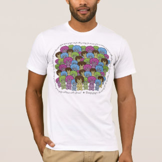 Camiseta Gente extraña T--camisa
