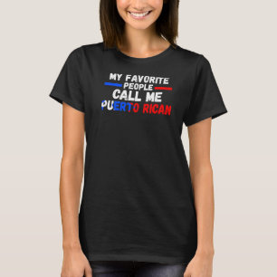 Camiseta gente favorita llama a Puerto Rico Pue