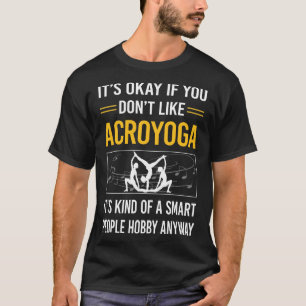 Camiseta Gente inteligente Acroyoga Acyoga