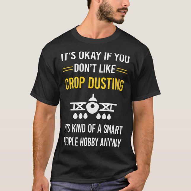 Camiseta Gente Inteligente Avion Pulverizador (Anverso)