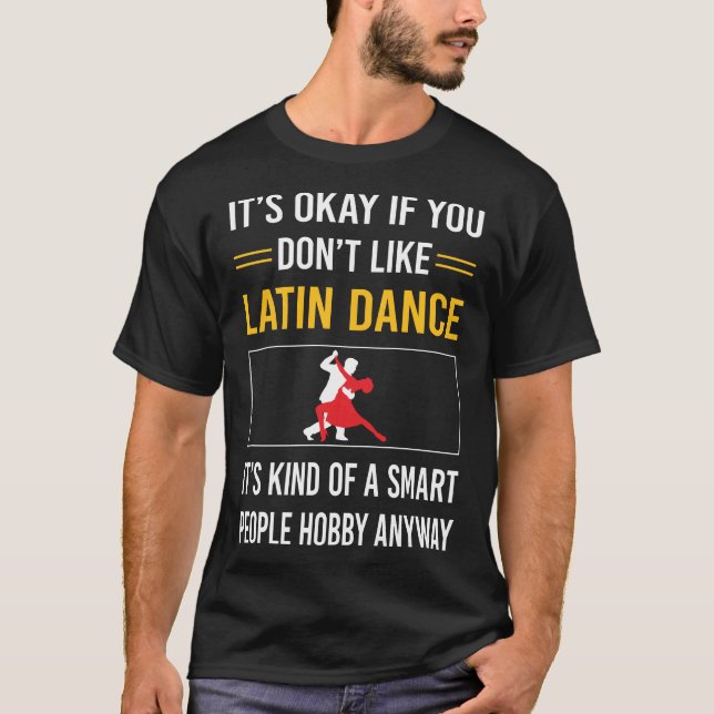 Camiseta Gente Inteligente Baile Latino (Anverso)