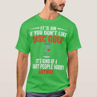 Camiseta Gente inteligente Hobby Disk Golf Funny Disk Golfe