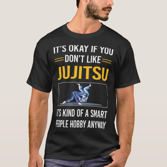 Camiseta Gente inteligente Jujitsu Ju Jitsu Jiujitsu Jiu Ji (Anverso)