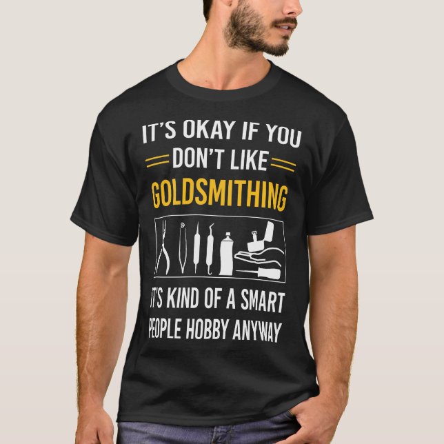 Camiseta Gente inteligente orfebrería orfebre (Anverso)