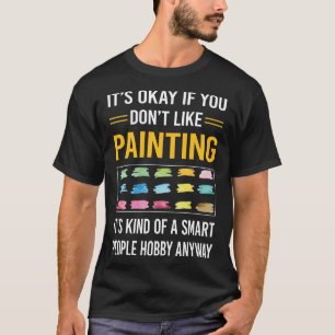 Camiseta Gente Inteligente Pintando