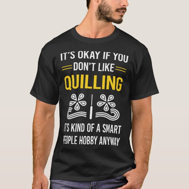 Camiseta Gente Inteligente Quilling (Anverso)
