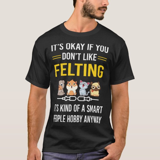 Camiseta Gente inteligente sintiendo Felt Felter (Anverso)