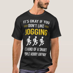 Camiseta Gente inteligente trotando con Jog Jogger