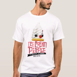 Camiseta Gente "logotipo del helado del proyecto "