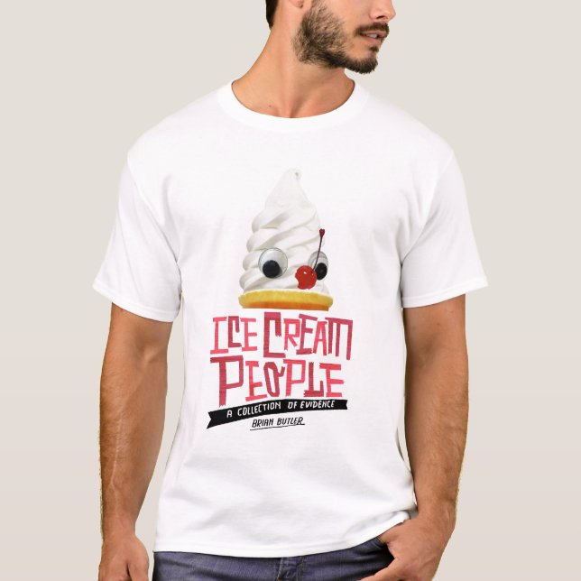 Camiseta Gente "logotipo del helado del proyecto " (Anverso)